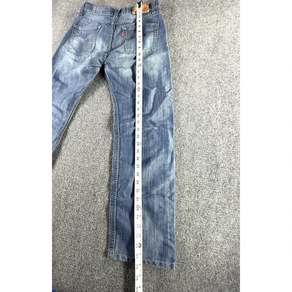 Levis 514 Straight Fit Blue Denim Jeans Medium Wash 18 Reg‎ Classic Casual